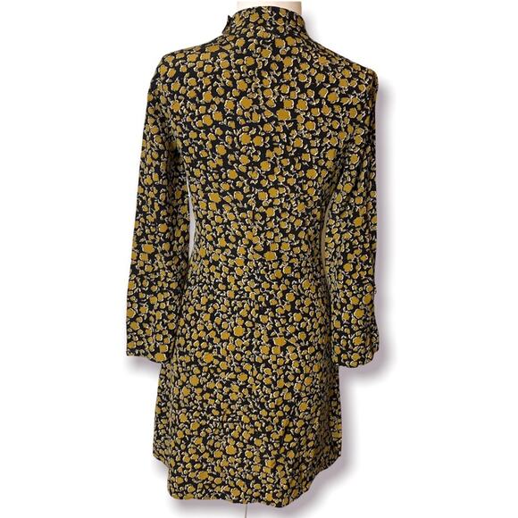 Derek Lam 10 Crosby Cascade Shift Dress With Bell Sleeves silk sz 2 - Picture 3 of 7